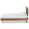 Baxton Studio Greta Mid-Century Modern Dark Grey Fabric Upholstered and  Wood Twin Size Platform Bed 189-11164-11158-ZORO - alternate 3